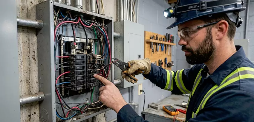 Breaker Box Short Circuit Repair in La Vergne