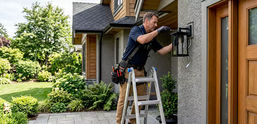 Outdoor and Exterior Light Fixture Installation in La Vergne