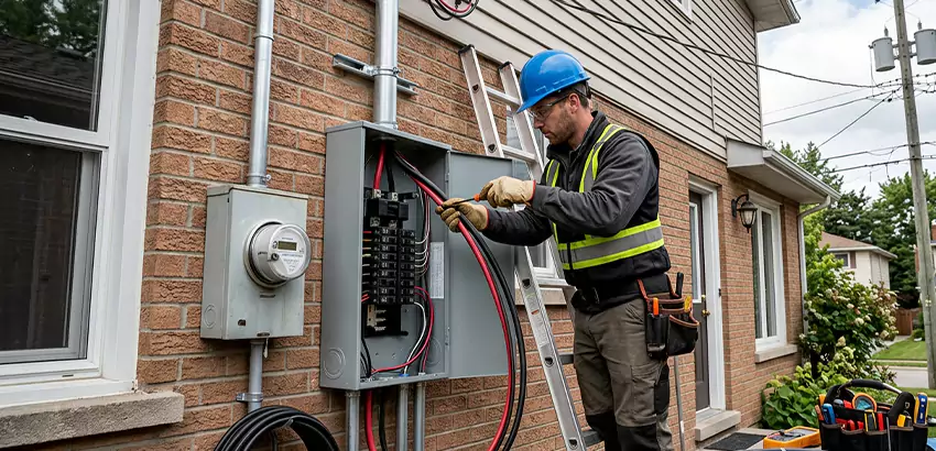 Outdoor Subpanel Installation in La Vergne