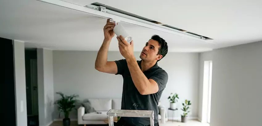 Recessed Track Lighting Installation in La Vergne